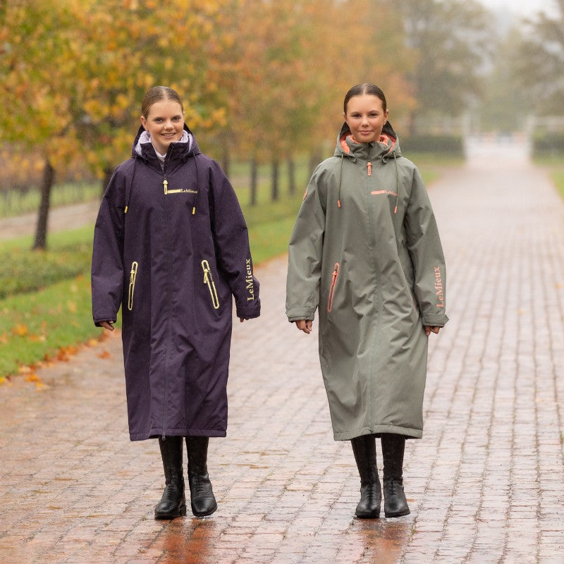 Lemieux - Manteau de pluie enfant HydroShield Junior Young Rider juniper | - Ohlala