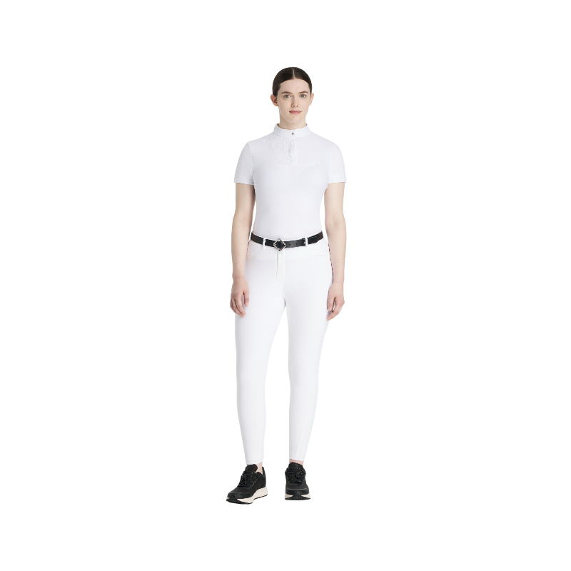 Lemieux - Pantalon d'équitation femme Isabelle Full Grip blanc