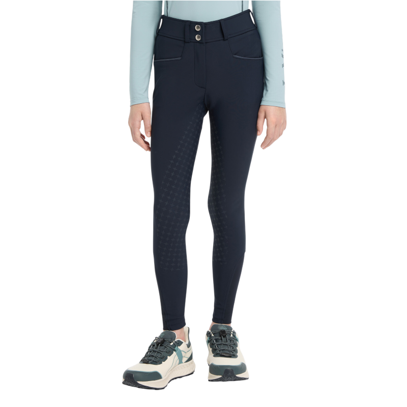 Lemieux - Pantalon d'équitation fille Young Rider Izzy Full marine