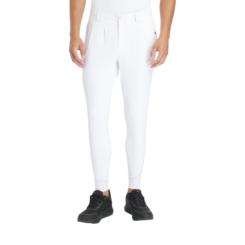 Lemieux - Pantalon d’équitation homme Classique Full Grip blanc