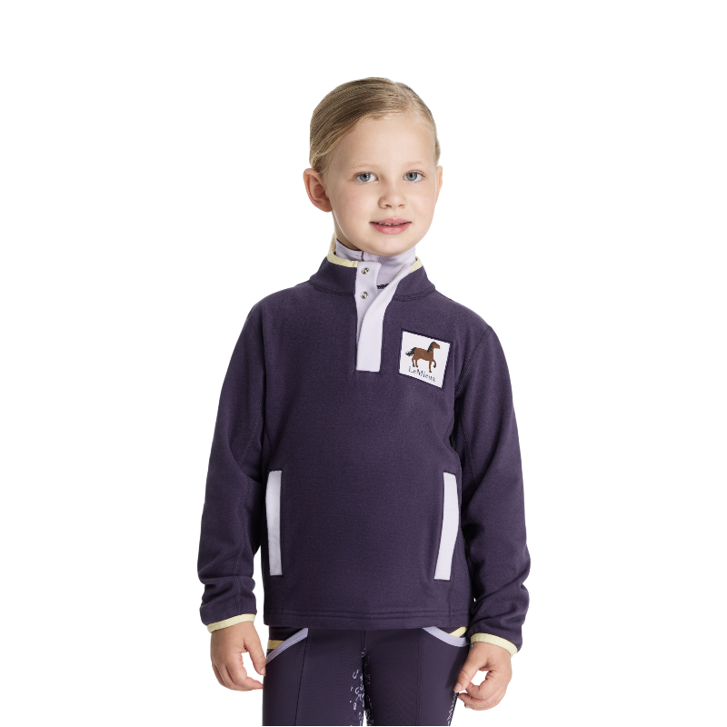 Lemieux - Polaire à boutons-pressions enfant Mini Mae juniper