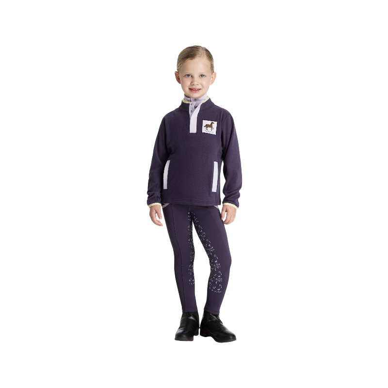 Lemieux - Polaire à boutons-pressions enfant Mini Mae juniper