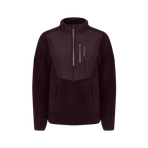 LeMieux - Bi-materiaal fleece rits col dames Clara damson | - Ohlala