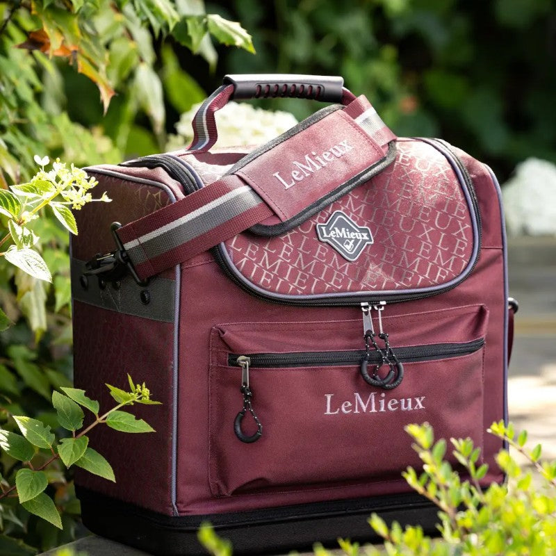 Lemieux - Sac de pansage Elite Pro bordeaux | - Ohlala