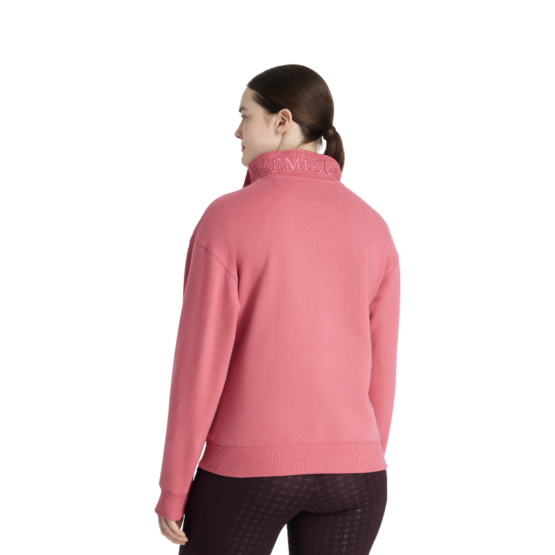 Lemieux - Sweat col zippé femme Keira cranberry