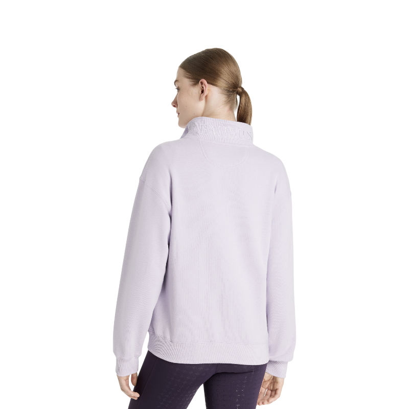 Lemieux - Sweat col zippé femme Keira lilac
