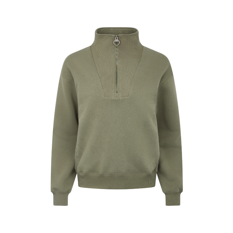 Lemieux - Sweat col zippé femme Keira rosemary