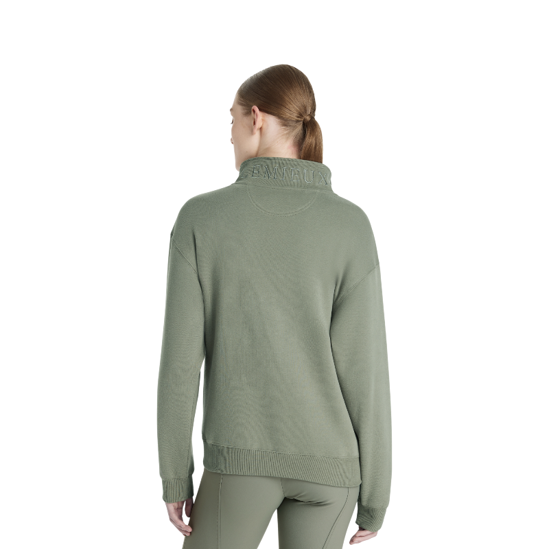 Lemieux - Sweat col zippé femme Keira rosemary