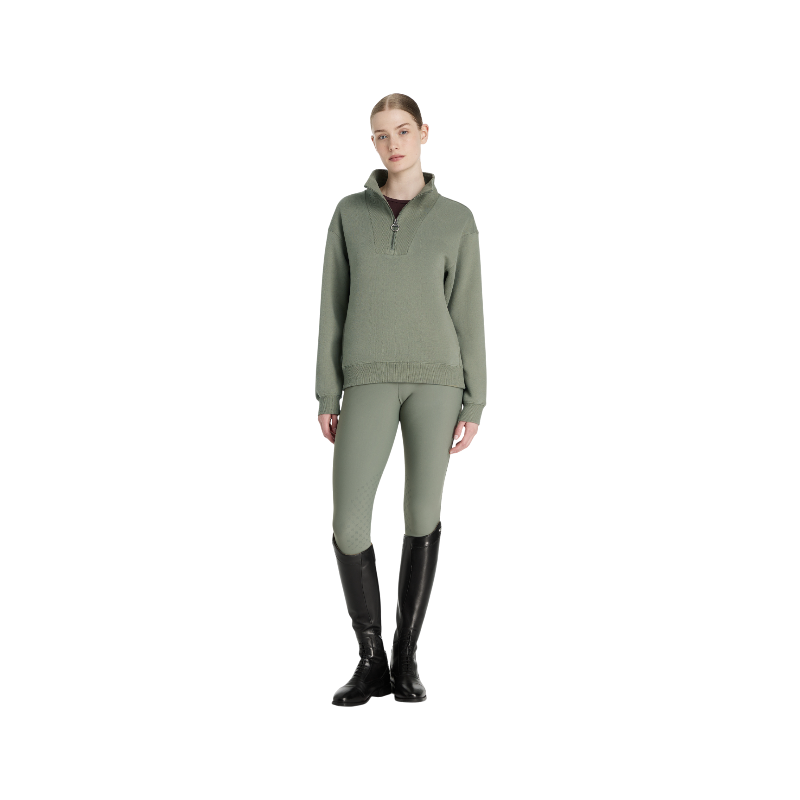 Lemieux - Sweat col zippé femme Keira rosemary