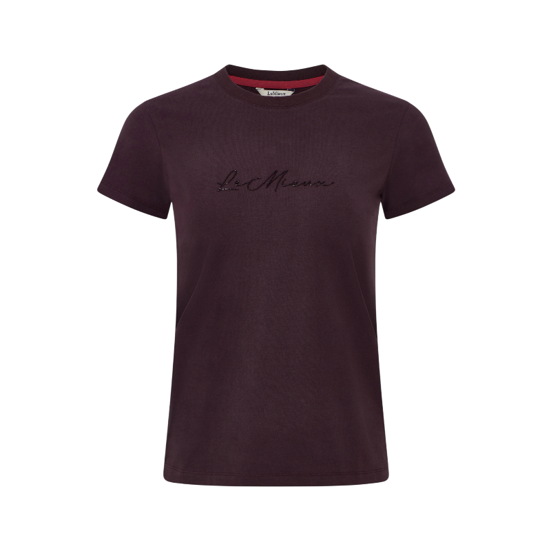 Lemieux - T-shirt manches courtes femme Classique damson