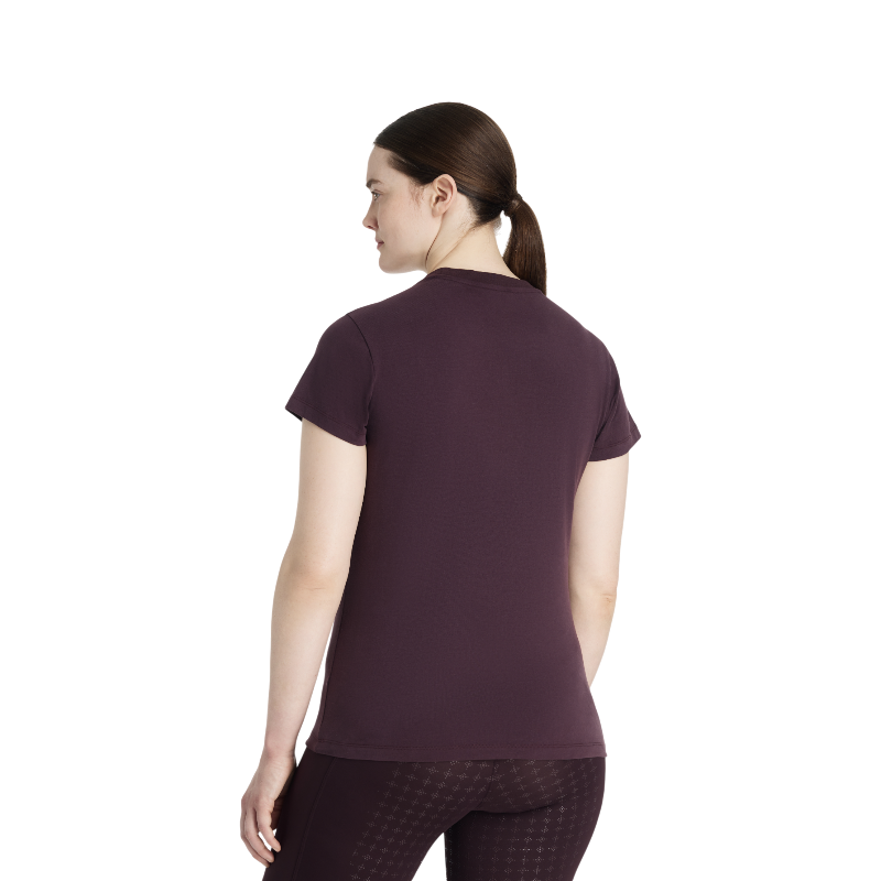 Lemieux - T-shirt manches courtes femme Classique damson