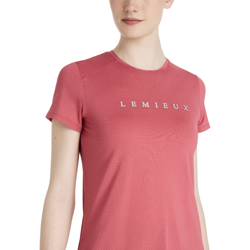 Lemieux - T-shirt manches courtes femme Sport cranberry