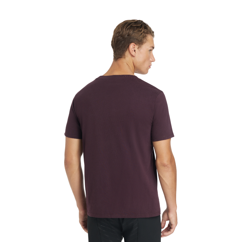 Lemieux - T-shirt manches courtes homme damson
