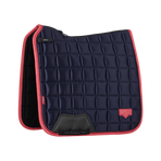 Lemieux - Tapis de dressage Square Loire Classic marine/ cranberry | - Ohlala