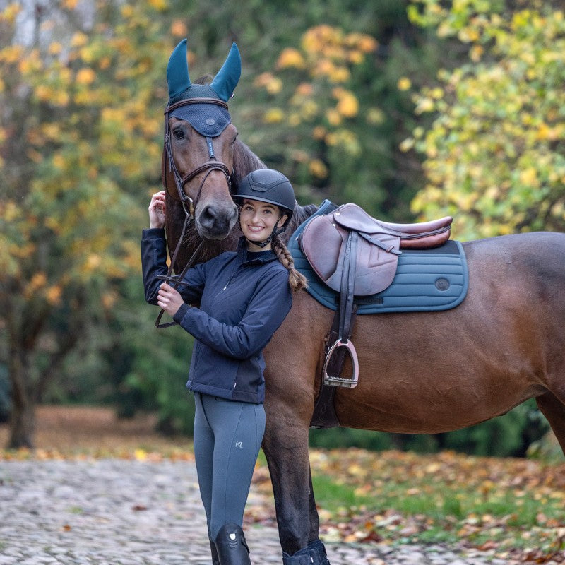 Kingsland - Tapis de selle KLMaxine blue sargasso sea | - Ohlala