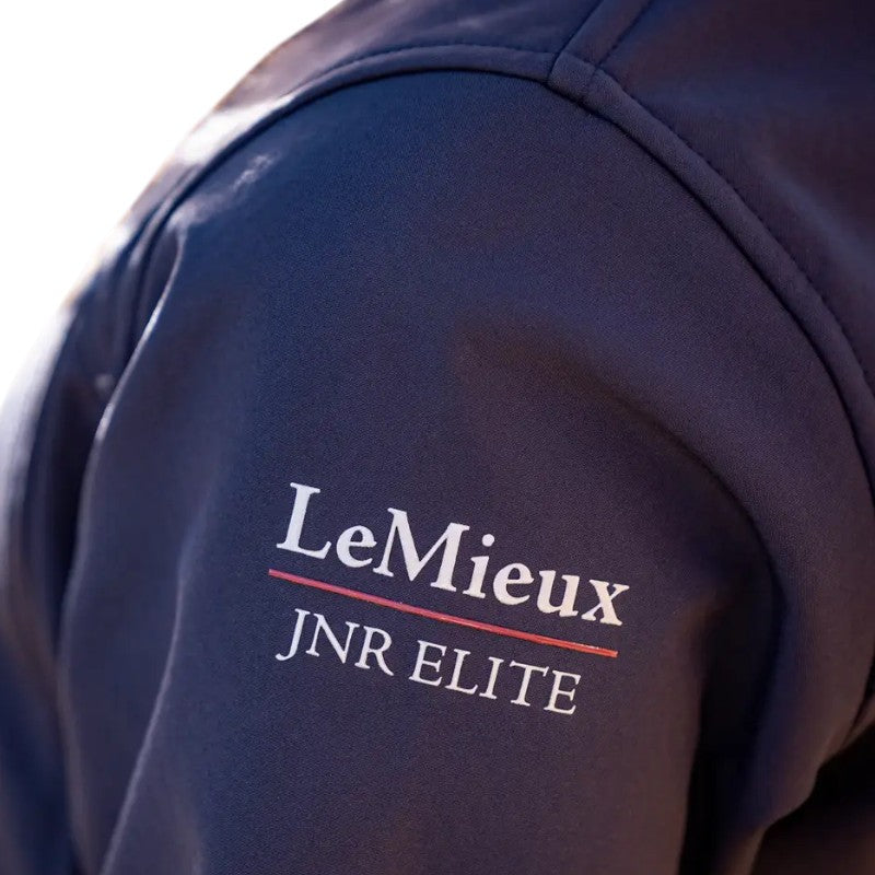 Lemieux - Veste manches longues junior Young Rider Elite Soft Shell marine | - Ohlala