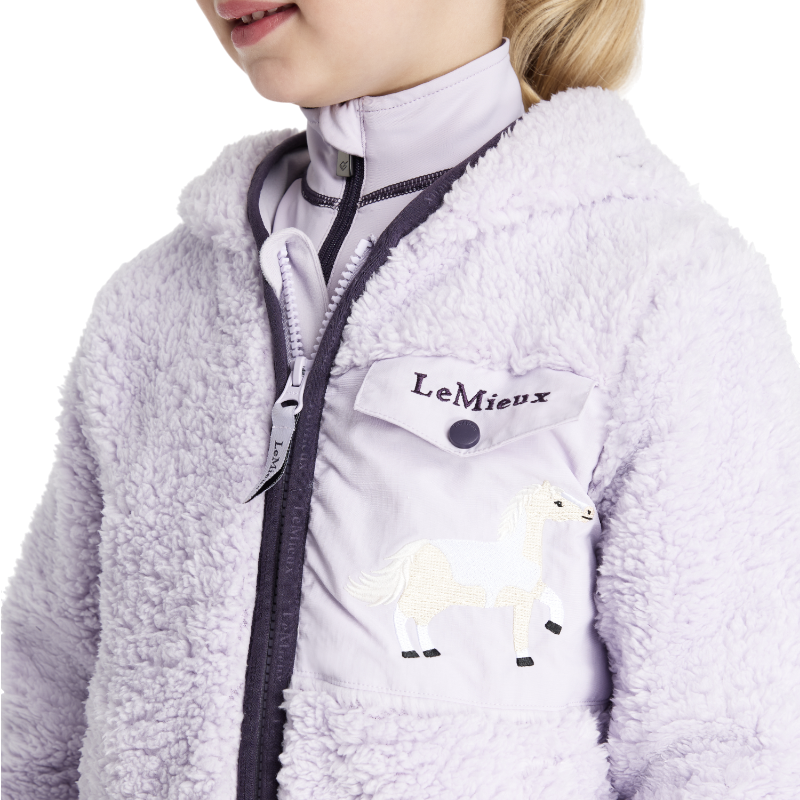 Lemieux - Veste polaire enfant Mini Teagan Lemon lilac