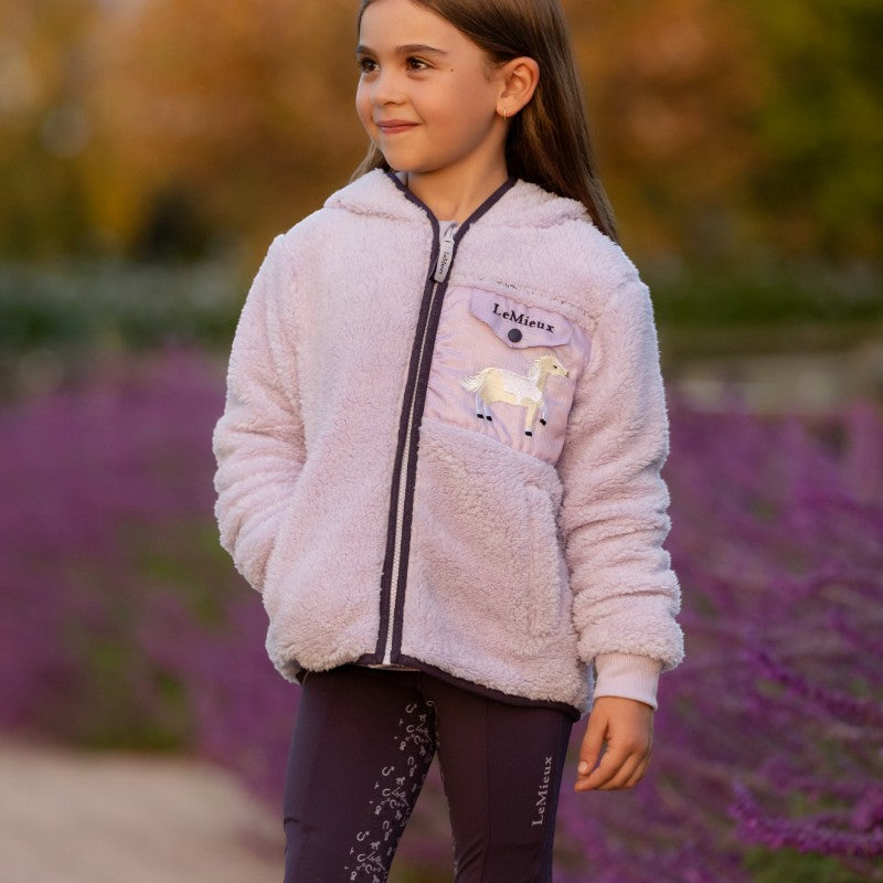 Lemieux - Veste polaire enfant Mini Teagan Lemon lilac