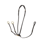 Lemieux - Martingale à anneaux Kudos marron/ laiton | - Ohlala