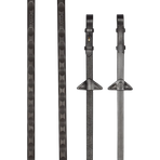 Lemieux - Magna Grip teugels bruin/ messing | - Ohlala