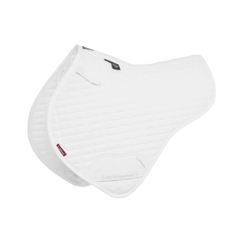 Lemieux - Tapis de selle amortisseur Self-Cool Close Contact blanc
