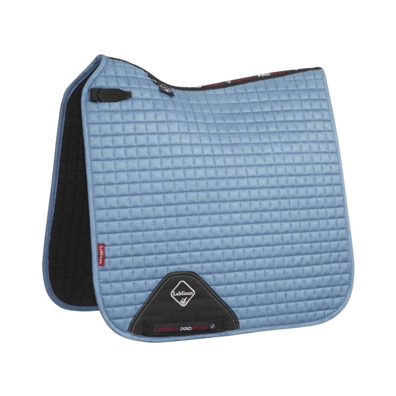 LeMieux - Tapis de dressage Suede Square Ice Blue | - Ohlala