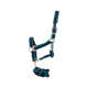 Equithème - Licol + longe Satiné marine/ turquoise | - Ohlala