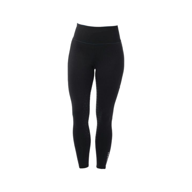 Equithème - Legging d'équitation femme full grip Lyly noir