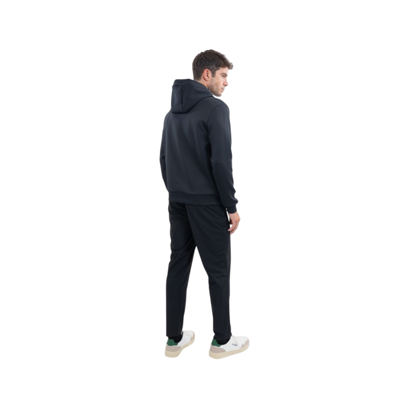 SG - Sweat à capuche unisexe Maddox noir | - Ohlala