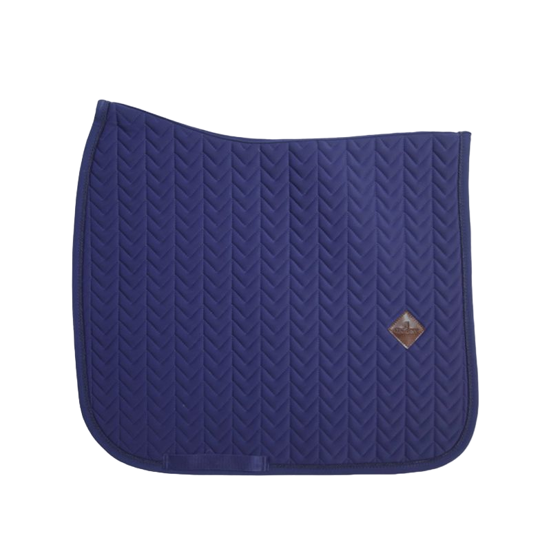 Kentucky Horsewear - Tapis de dressage Fishbone marine | - Ohlala