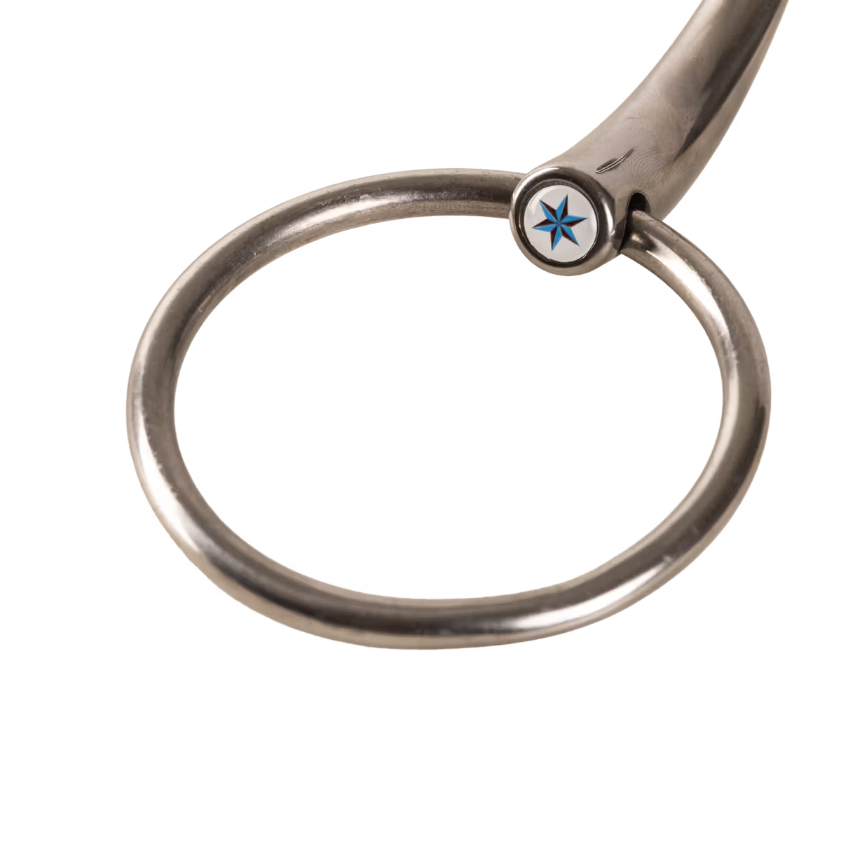 Velari  - Mors à anneaux double brisure en acier inoxydable 16mm