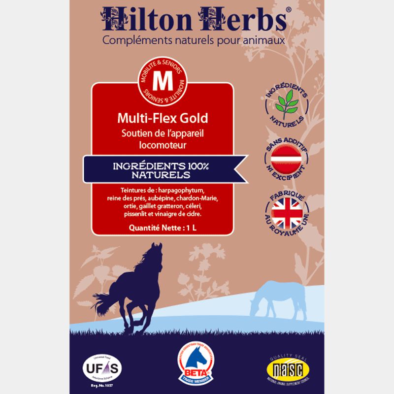 Hilton Herbs - Complément alimentaire articulations Multi-flex Gold 1L | - Ohlala
