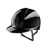 KEP - Casque d'équitation Smart polish noir visière polo | - Ohlala