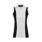 Flags & Cup - Mouwloze blouse Diamantina dames zwart | - Ohlala