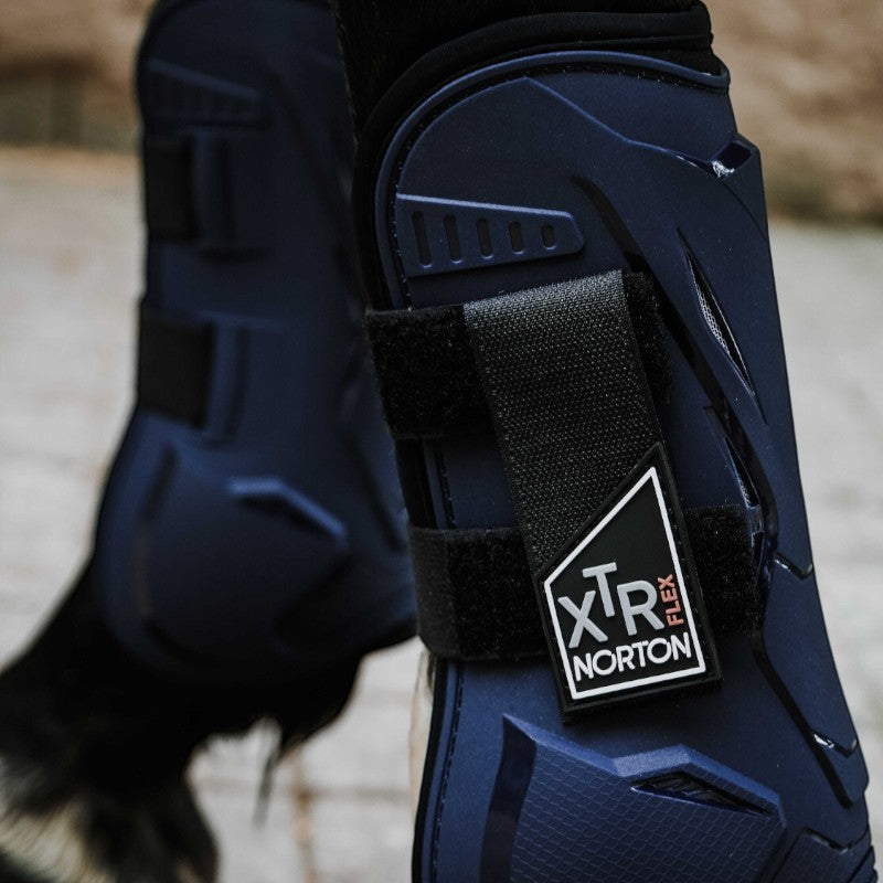 Norton - Guêtres ouvertes XTR Flex Velcro marine | - Ohlala