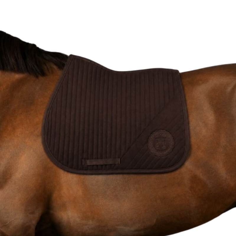 Harcour - Tapis de selle Onyx cacao
