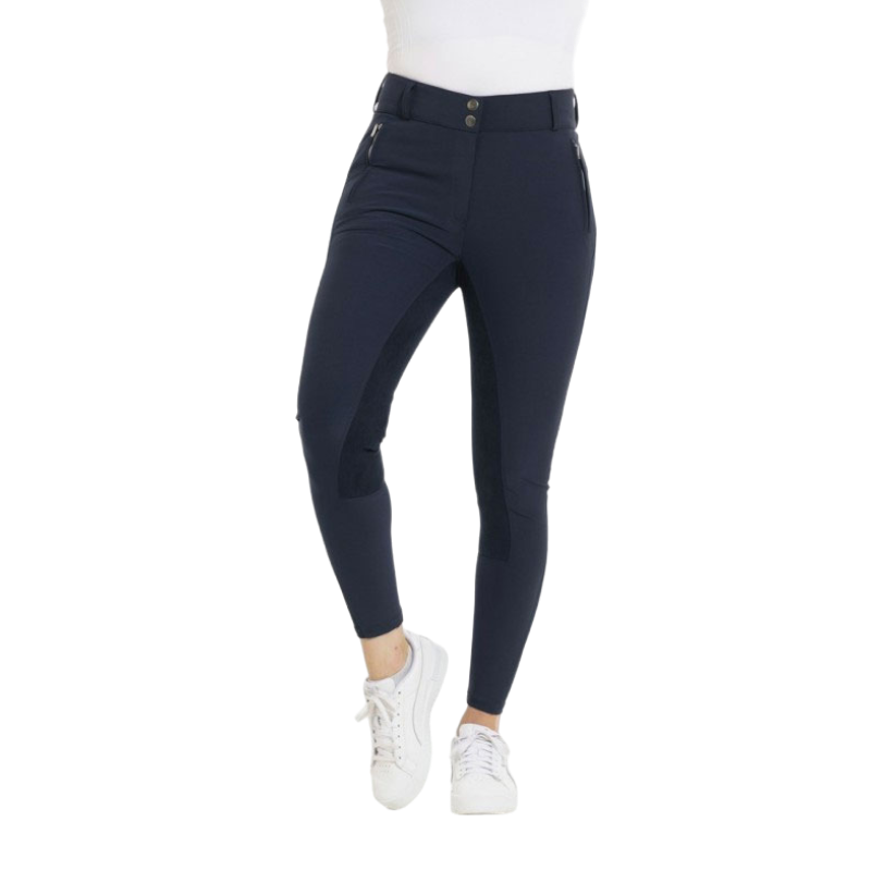 Equithème - Pantalon d'équitation femme Nicole marine | - Ohlala