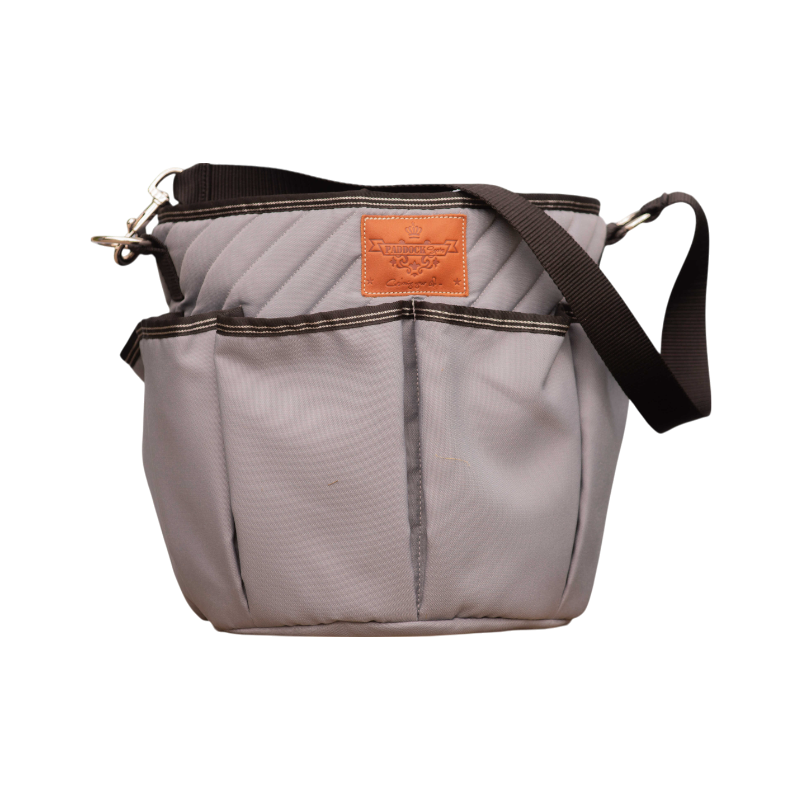 Paddock Sports - Sac de pansage groom Diagonal gris/ argent | - Ohlala