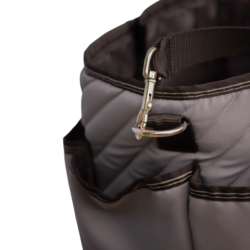 Paddock Sports - Sac de pansage groom Diagonal gris/ argent | - Ohlala