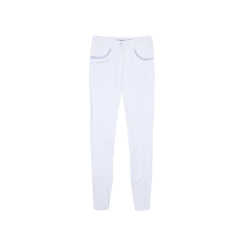 Harcour - Pantalon d'équitation femme Jaltika blanc