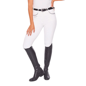 Harcour - Pantalon d'équitation femme fix system grip Jaltika blanc | - Ohlala