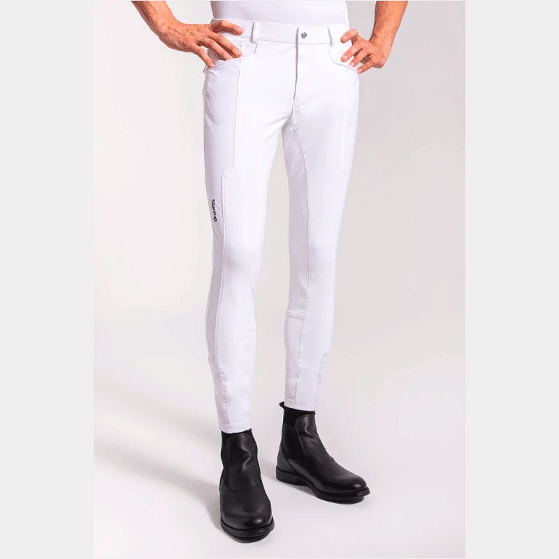 Starzup - Pantalon d'équitation Flex homme blanc | - Ohlala