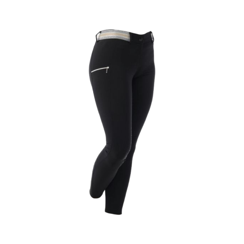 Equithème - Pantalon d'équitation femme Lor noir