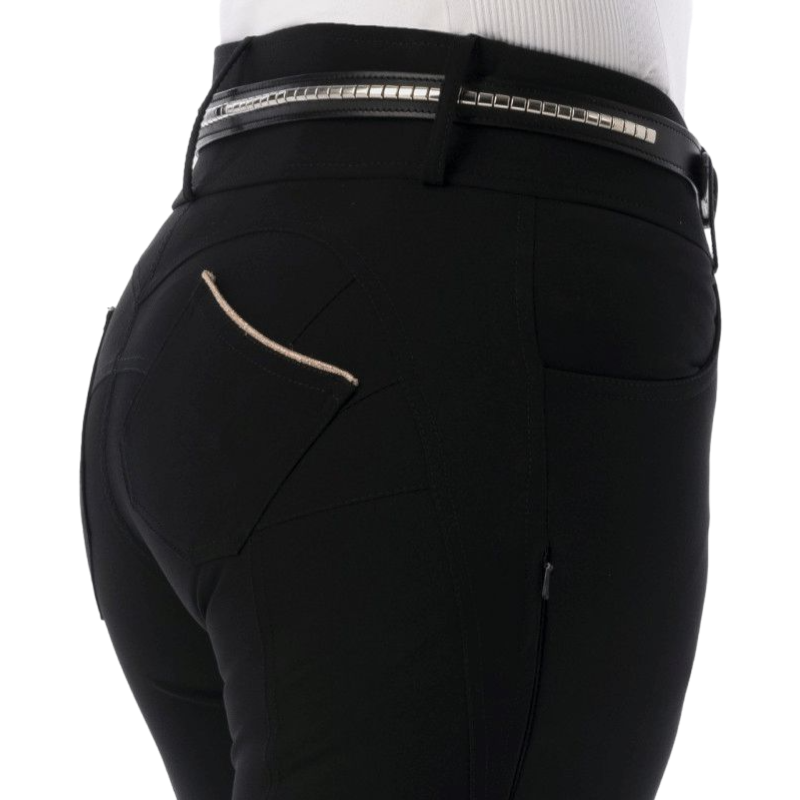 Equithème - Pantalon push up Bella noir | - Ohlala