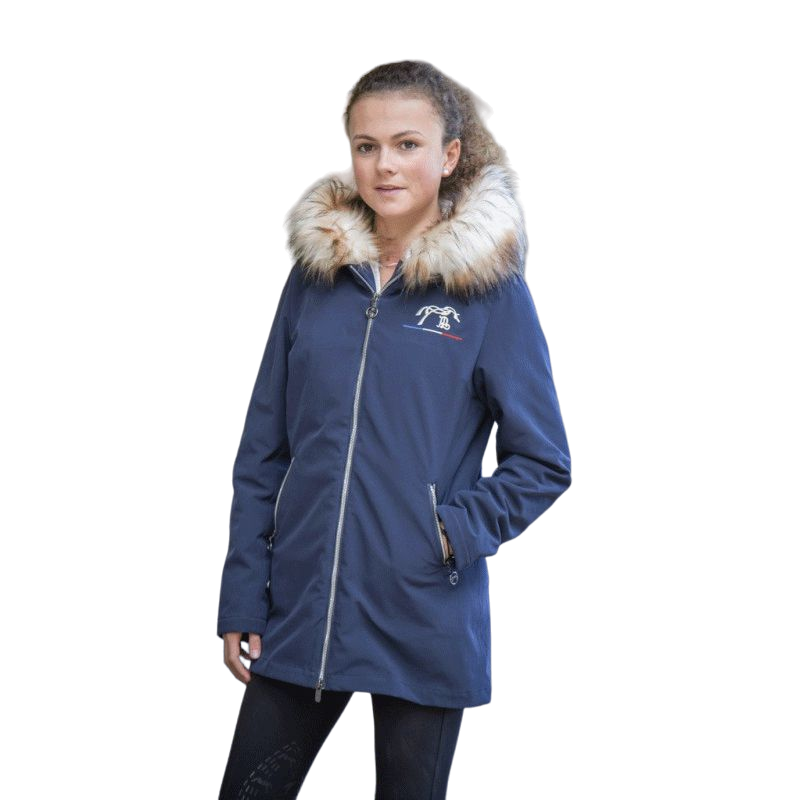 Parka femme Marina marine Pénélope OHLALA - Main Image