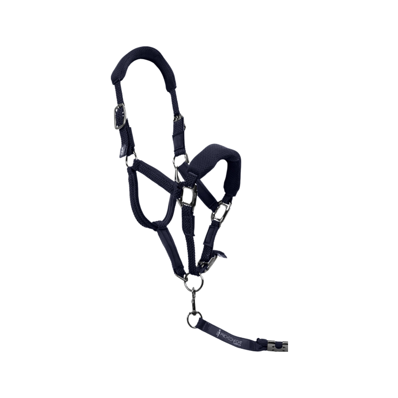 Pro Confort - Ensemble licol ergonomique et longe Dorai en mesh marine