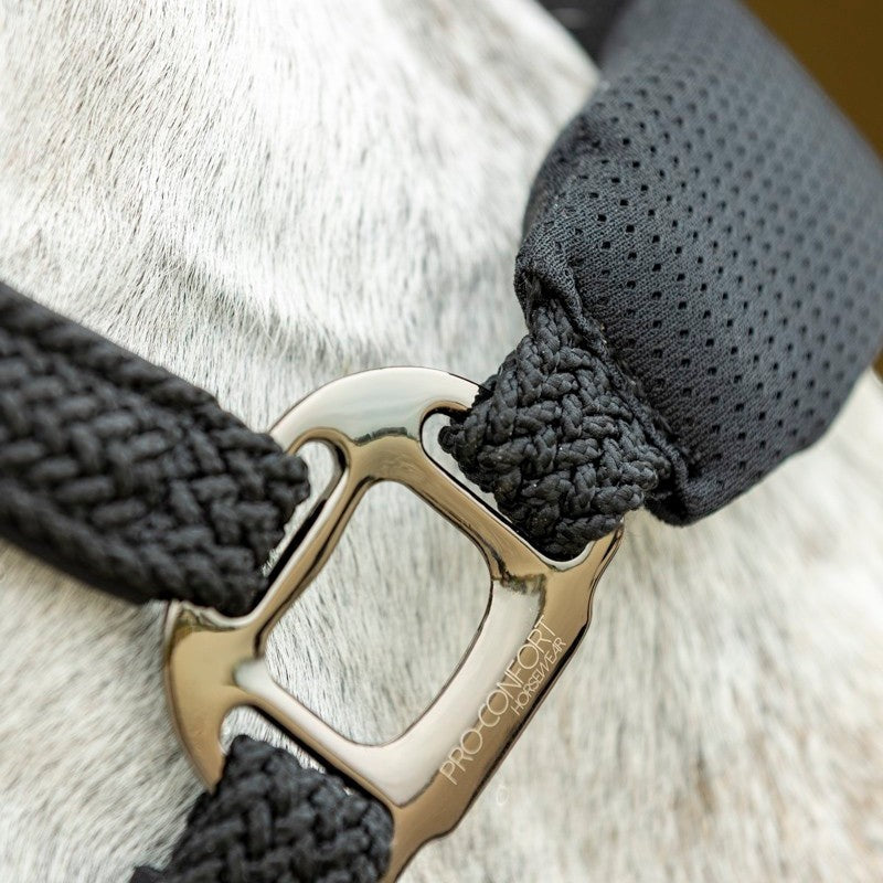 Pro Confort - Ensemble licol ergonomique et longe Dorai en mesh noir