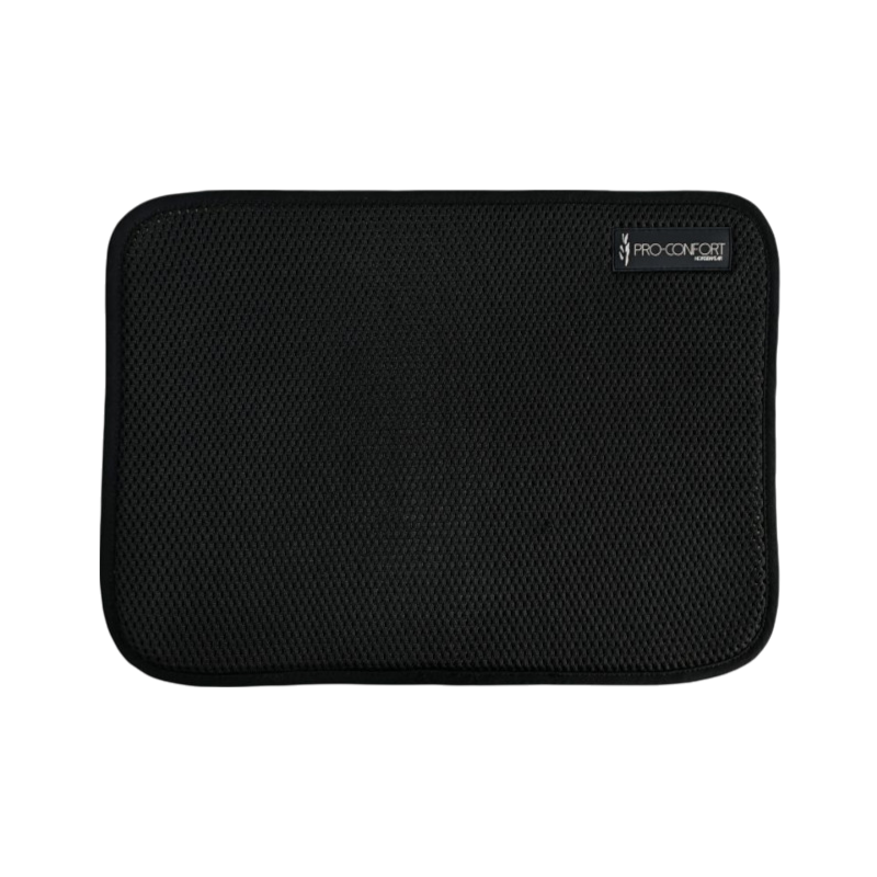 Pro Confort - Set de 4 sous bandages Pilmi 3D mesh velours noir