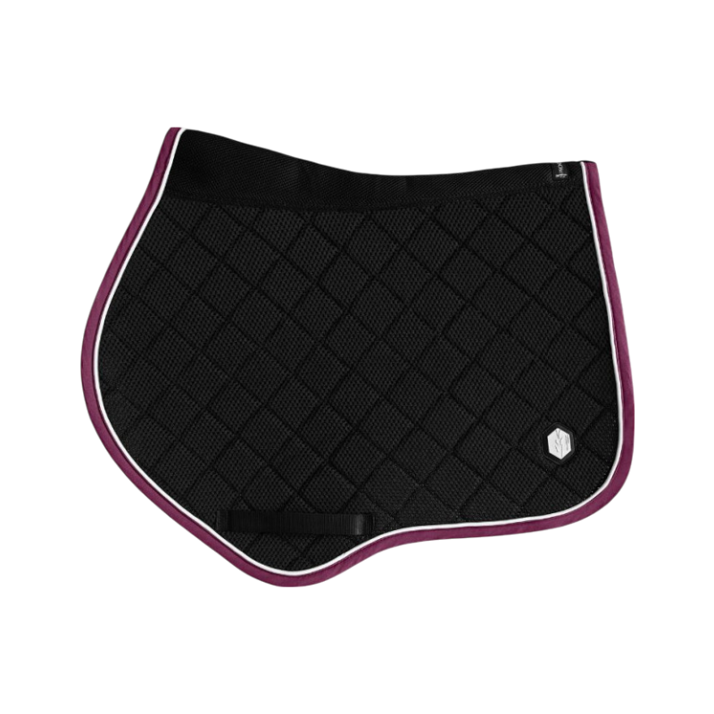 Pro Confort - Tapis de selle Dynamix 3D mesh velours noir/ burgundy
