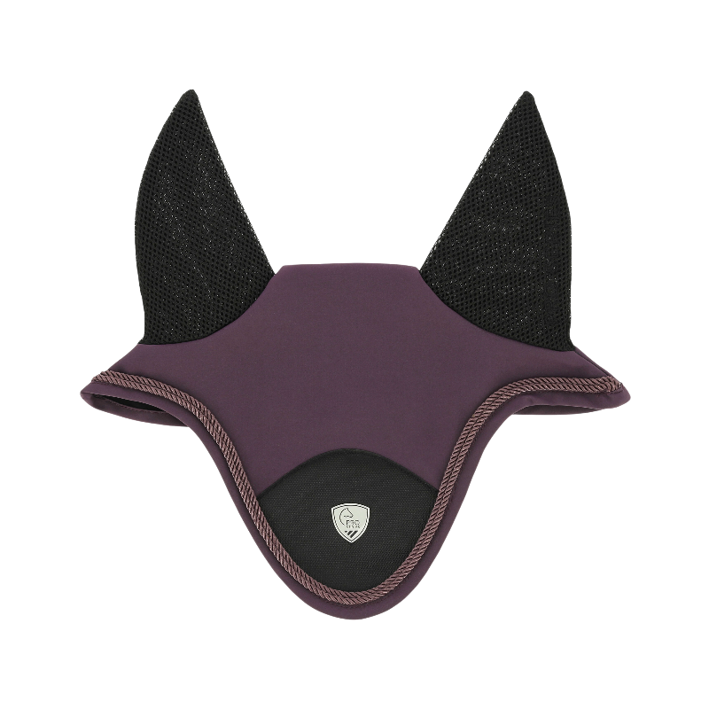 Pro Series - Bonnet pour chevaux Combo Master prune